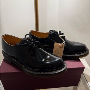 Dr. Martens 1461 black patent leather men size 8/ women size 9 / EU 41